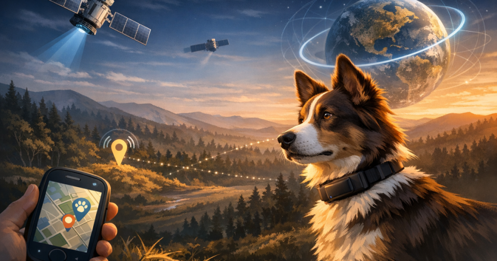 GPS technology for dog trackers