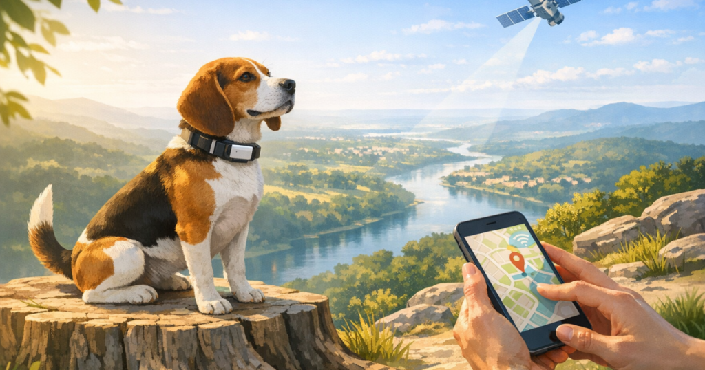 GPS tracking for stubborn Beagle
