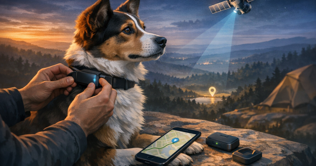 set up GPS tracking for your dog
