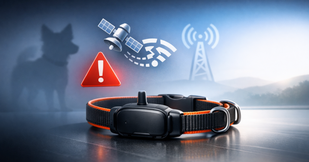GPS dog tracker connectivity issues