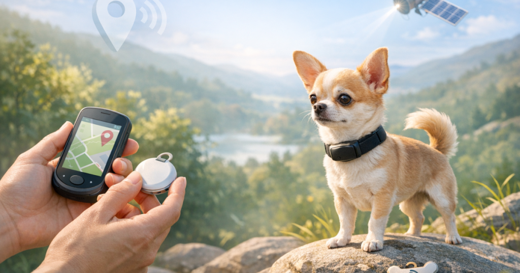 GPS tracker for small dog breeds