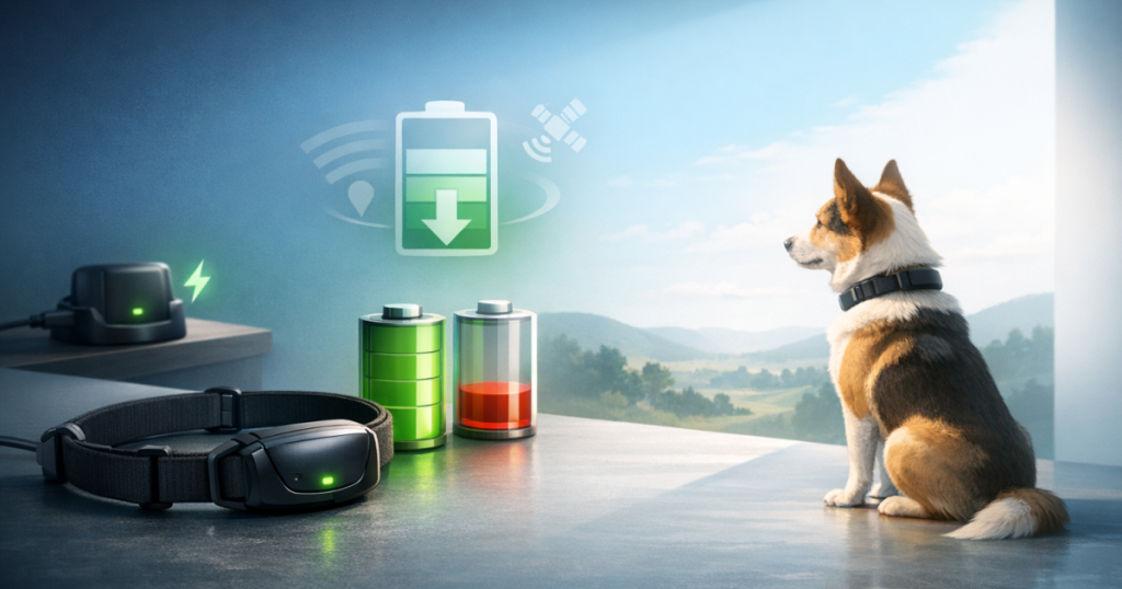 extend battery life of GPS dog trackers
