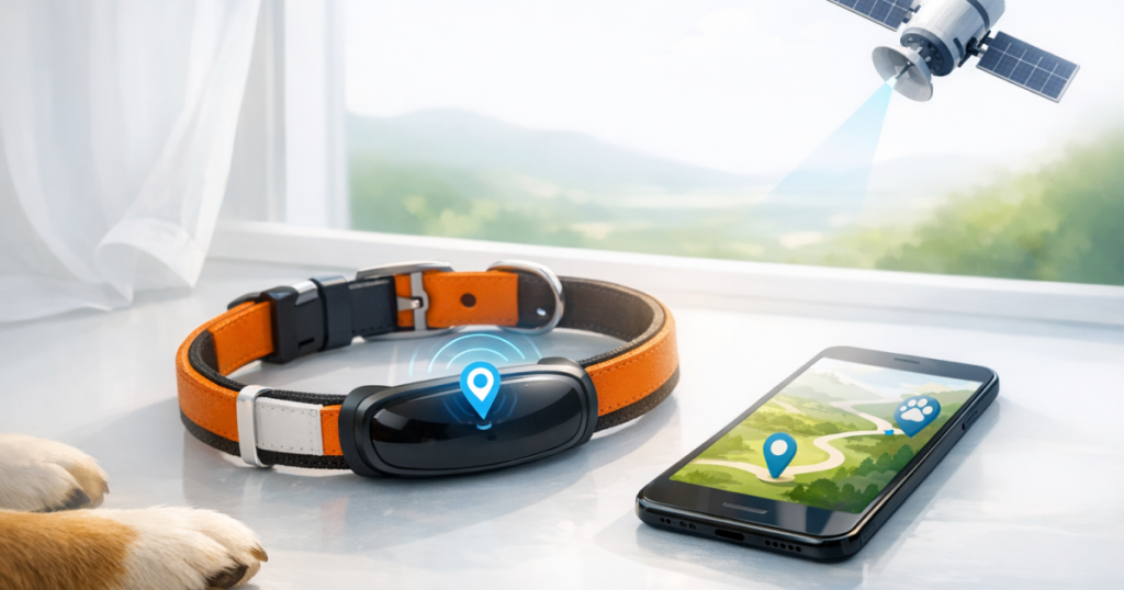 set up a GPS dog tracker