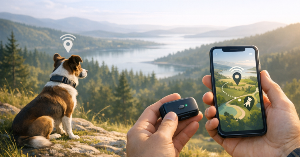 connect GPS dog tracker to smartphone